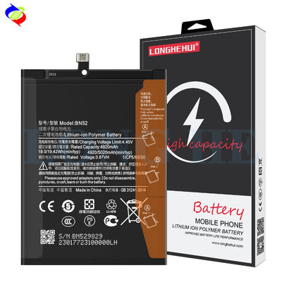 Anmerkung 9 Pro/Anmerkung 9S Mobilfunkbatterien BN52 Original Ersatz wiederaufladbare Zellen