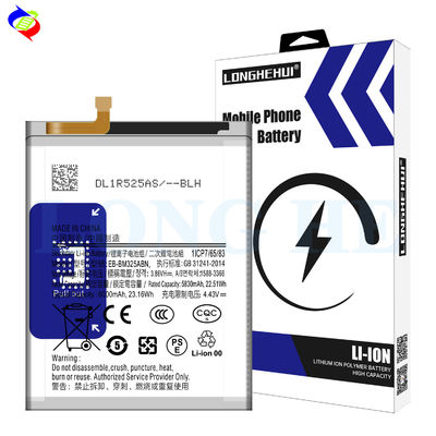 6000mAh Kapazität Graue wiederaufladbare Ersatzbatterie für Samsung M32 4G EB-BM325ABN