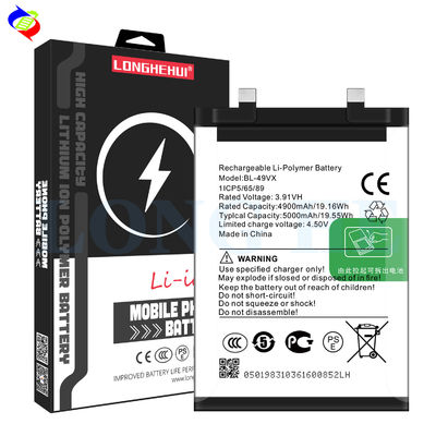 5000mAh Kapazität für Infinix BL-49VX 3.91V Wiederaufladbare Batterie für Note 40 Pro X6851