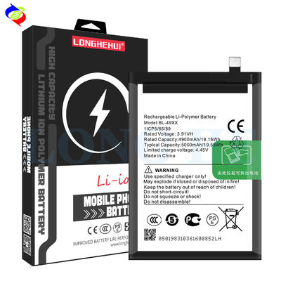 100% kompatibel BL-49XX 3.91V 5000mAh Mobilfunkbatterie für Infinix Note 40 X6853