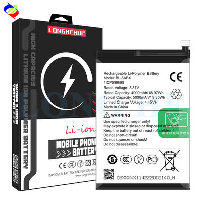 BL-5ABX Batterieersatz für Infinix 3.87V 5000mAh Hochkapazität Dual IC Schutz