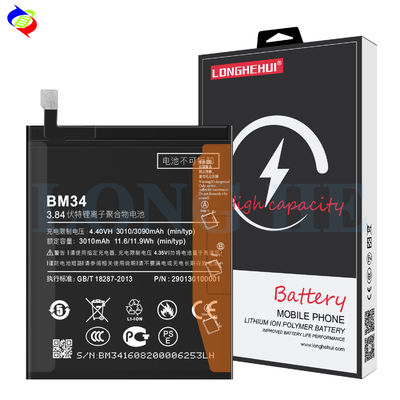 Doppel-IC-Schutz BM34 Original 3090mAh Batterie für Xiaomi Note Pro Schnellversand