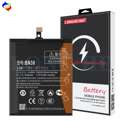 3120mAh BN30 Ersatzbatterie für Xiaomi Redmi 4A Weiß Originalkapazität Mobiltelefon