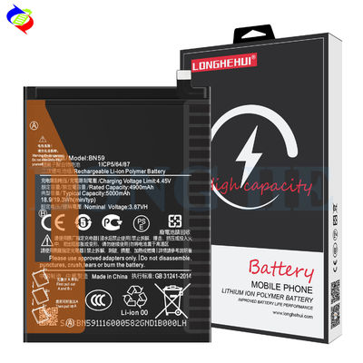 ODM/OEM BN59 Lithium-Ionen-Polymer-Batterie für den Redmi Note 10 4G 5000mAh 3,87V