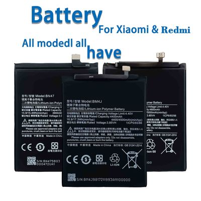 Wiederaufladbare Handybatterie für Xiaomi Mi 3 4 5 6 4i 4C 5s 5s Plus Mi 4s 5 Pro
