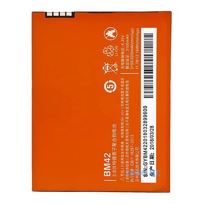 Redmi Note 2014712 BM42 Ersatzbatterie mit Doppel-IC-Schutz und 3200mAh