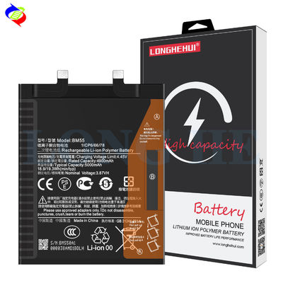 Wiederaufladbare Li-Ionen-Polymer-Batterie BM55 für Xiaomi 11 ULTRA 5000mAh 3,87V Ori 1 1 Schwarz