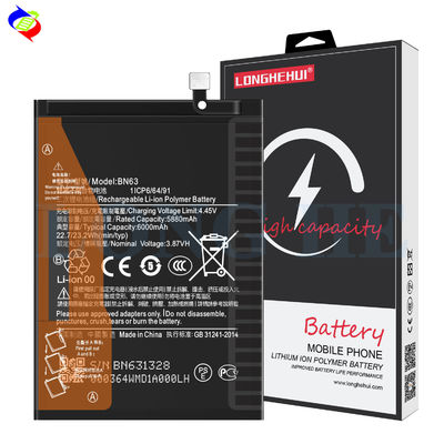 ODM/OEM Li-Polymer-Batterien BN63 für Xiaomi RedMi 10 10 Prime 3,87V 6000mAh