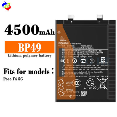Vorrat BP49 Batterie für Xiaomi Mi POCO F4 5G hohe Kapazität und stabile Leistung