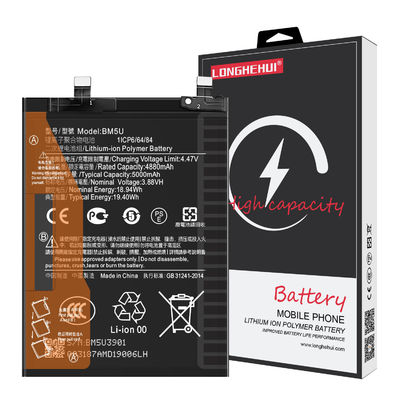Mobiltelefon 4.47V 5000mAh Mobiltelefon Lithium-Ionen-Batterie BM5U für Redmi Note Pro 5G