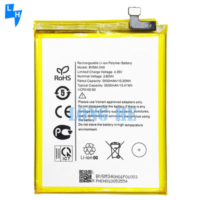 Original BVSM-340 Li-Ionen-Polymer-Batterie 3530mAh 3.80V für Vsmart Star 4 Mobiltelefon