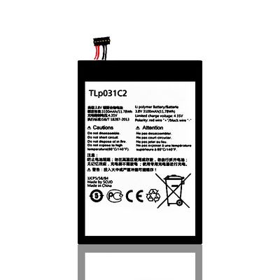 TLp031C2 Batterie für Alcatel One Touch OT-8030/B Mobiltelefon 3.8V 3100mAh