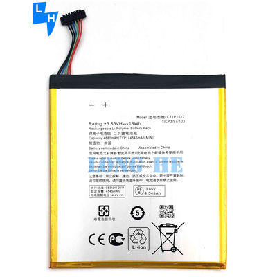 Hohe Kapazität 4680mAh C11P1517 Tab-Batterie für ASUS ZenPad 10.1 Z301M Garantierte Lagerhaltung