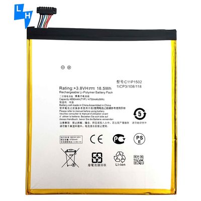 Aktien 4890mAh Tab-Batterie für ASUS ZenPad 10 Batterie z300c z300cl z300cg p023 p01t 10.1 C11P1502
