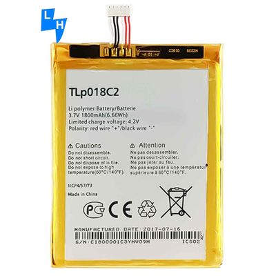 1800mAh Li-Ionen-Polymer-Batterie für Alcatel One Touch Idol Ultra OT-6033 OT-6033X Tab