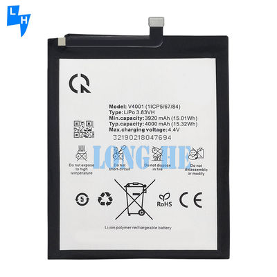Hochkapazitäts-V4001 schwarzer Akku 4000mAh Original Ersatz für Vsmart Joy 1plus