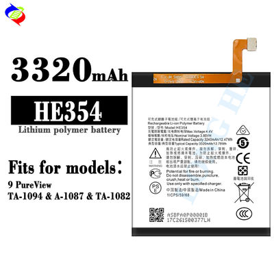 Hochkapazitäts-Wiederaufladbare Batterie für Nokia 9 Pureview 3320mAh Double IC Schutz