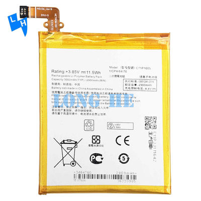 Weiße Batterie C11P1605 für ASUS ZenFone3 ZS550KL Z01FD Original Lithium-Ion A