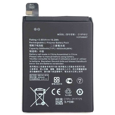 Hohe Kapazität C11P1612 Batterie für ASUS Zenfone 3 ZOOM Z01HDA ZE553KL Original 4850mAh