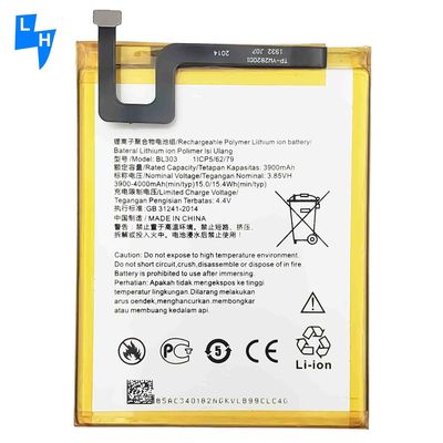 500PCS OEM/ODM Doppel-IC-Schutzbatterie für Lenovo-A6 note L19041 BL303 4000mAh