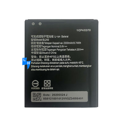 2300mAh BL242 A6000 A2020 A6010 Mobilfunkbatterie für Lenovo VIBE C Lithiumbatterie
