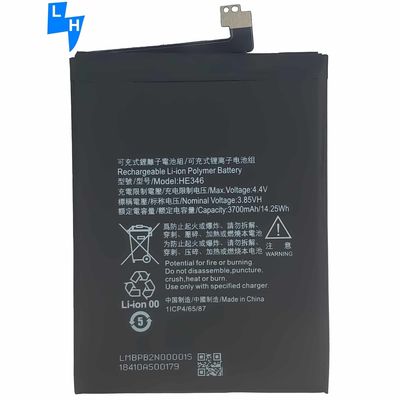 Schwarze HE346 3700mAh Batterie für Nokia 7 Plus 7P N7P HE 346 Batterien Batterie mit A