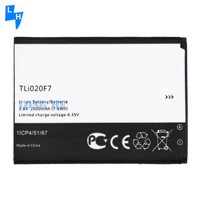 TLI020E7 Batterie für Alcatel Pixi 4 Pop C7 Pop 2 5045D 5042D 7040 7040D 7041 3,8V 2000mAh