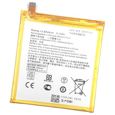 500PCS Ori 1 1 Batteriezelle für ASUS ZenFone 3 5.0 Batterie C11P1511 Z012DA Z012DC
