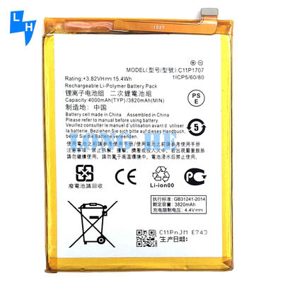 Gelbe 4000mAh C11P1707 Mobilfunkbatterie für ASUS Zenfone Max M1 MOQ/ODM/OEM 500PCS
