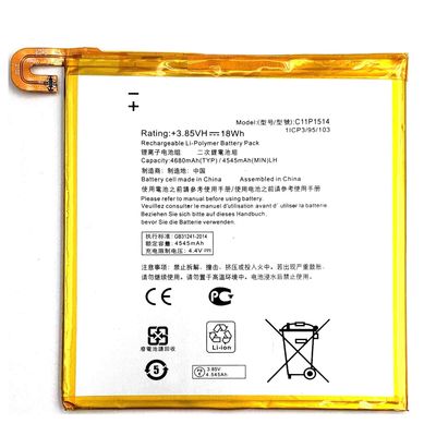 C11P1514 Wiederaufladbare Batterie für ASUS ZenPad 3 8.0 ZT581KL 4545 4680mAh 3.85V