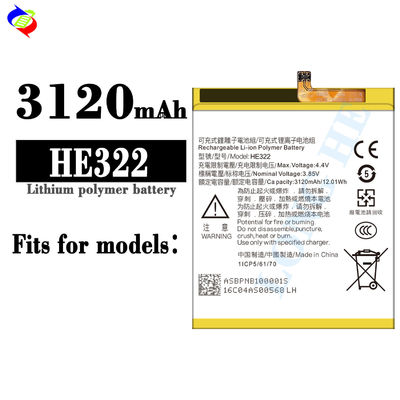 Ersetzen der Telefonbatterie 3,85V 3120mAh wiederaufladbare Batterien für Nokia HE322