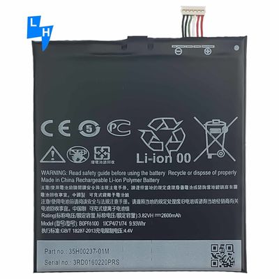 D826t/d/w 2400mAh Kapazität Mobilfunkbatterie BOPF6100 für HTC Desire 820 Wiederaufladbare Batterien