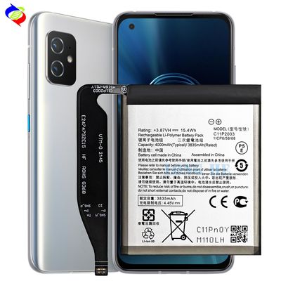 Weiße Batterie C11P2003 für Asus Zenfone 8 ZF8 Mini 5G ZS590KS I006D Kapazität 4000mAh