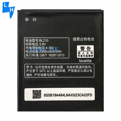 Gute Leistung BL210 Batterie für Lenovo S820 S650 A656 A766 A770E A750E A658T Schwarz