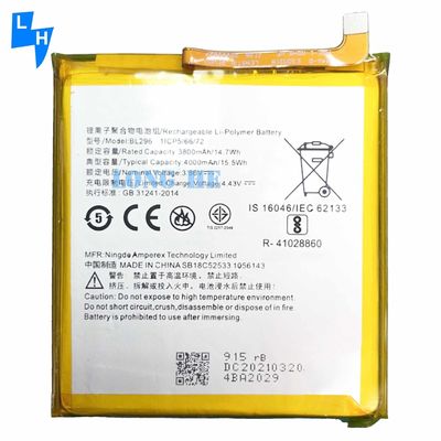 Dual IC Schutz 4000mAh BL296 Batterie für Lenovo Z6 L78121 Z6pro Z6 Pro L78051