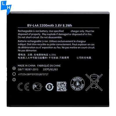 Wiederaufladbare weiße 3,8V 2200mah Li-Ionen-Batterie Bv-l4a für Nokia Lumia 830 540 Mobiltelefon