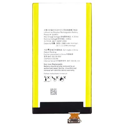 Silber OEM BAT-50136-003 Mobilfunkbatterie für BlackBerry Z30 2880mAh