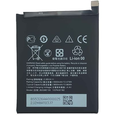 Ori Kapazität kann angepasst werden B2Q6E100 Codierung 3600mAh Telefonbatterie für HTC U12 Life