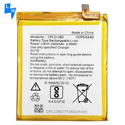 Erweiterte und kundenspezifische CPLD-382 E503 Mobiltelefonbatterie für Coolpad NOTE 3 Lite