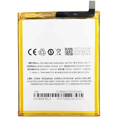 BA711 Mobilfunkbatterie für Meizu Meilan 6 M6 Langlebigkeit