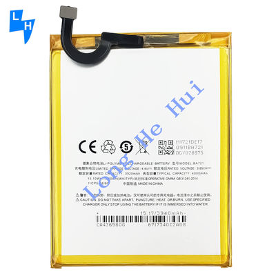 Codierung BA712 4000mAh wiederaufladbare Mobiltelefonbatterie für Meizu Meilan Note 6