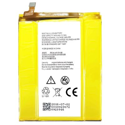 3400mAh 3,85V Mobilfunkbatterie für ZTE Grand X Max 2 Z981 Z988 Li3934T44P8h876744