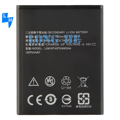 1400mAh Mobilfunkbatterie für ZTE Blade Q Pro GF3 T320 A5S Li3818T43P3h665344