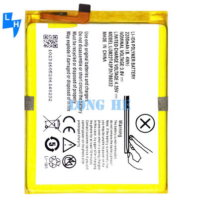 ZTE Blade D6 V6 X7 Li-Ionen-Polymerbatterie Li3822T43P3h786032 2200mAh 3.8V Ersatz