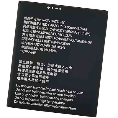 Li3826T43P4h705949 Batterie für ZTE Blade A530 A606 BA530 BA606 L210 Ersatz 2600mAh