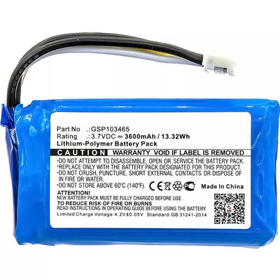 Li-Polymer-Akkus für JBL-Link 10 3.7V 3600mah Für MP3 / MP4 Player