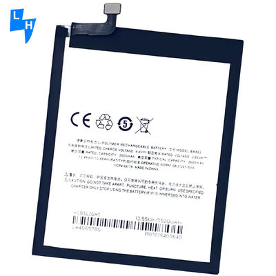 Vorrat BA822 4.4V 3500mAh Lithium-Polymer-Batterie für Meizu HINWEIS 8 Austauschbares Laden