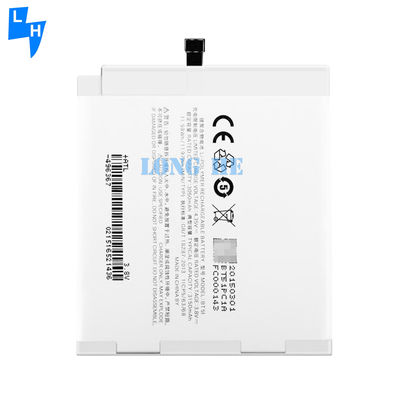 Meizu MX5 PRO Weiß 2400mAh Austauschbare Lithium-Polymer-Batterie für stabile Leistung