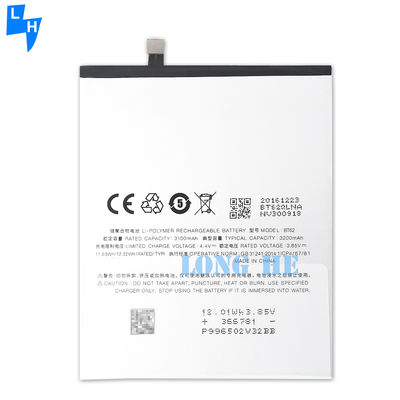 BT62 Lithium-Polymer-Austauschbatterie 3200mAh für Meizu X M682Q