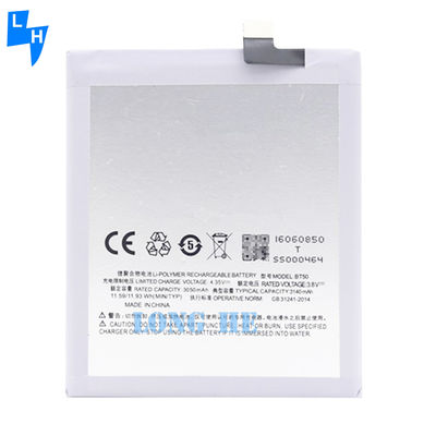Meizu Meilan M1 BT50 Batterie 3140mAh Wiederaufladbare Lithium-Polymer-Ersatzbatterie
